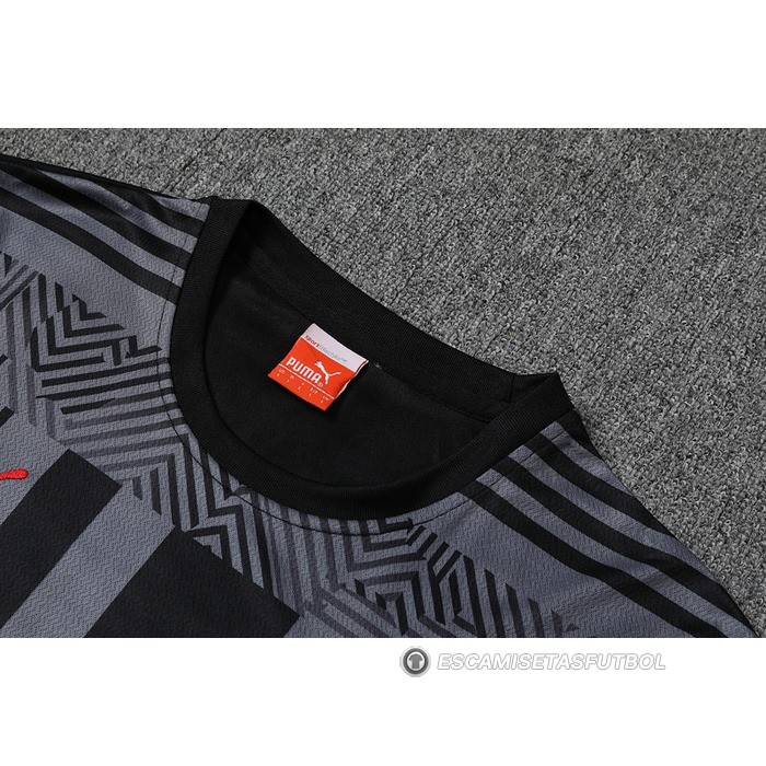 Chandal del AC Milan Manga Corta 22-23 Gris - Pantalon Corto